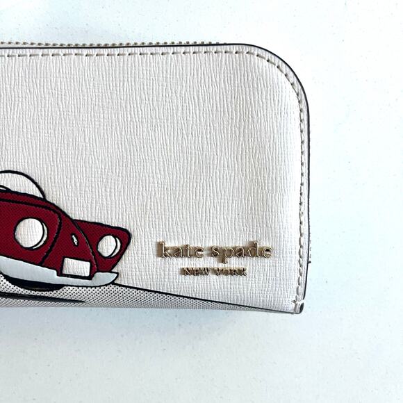 Kate Spade x Disney Collaboration, NWT Minnie Mouse Leather Wallet - Picture 9 of 17